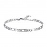 Bracciale Donna Luca Barra BK2798 In Acciaio A Catena Maglia 3 + 1