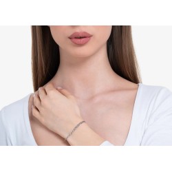 Bracciale Donna Luca Barra BK2798 In Acciaio A Catena Maglia 3 + 1