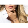 Bracciale Tennis Donna Luca Barra BK2930 In Acciaio Con Zirconi Bianchi