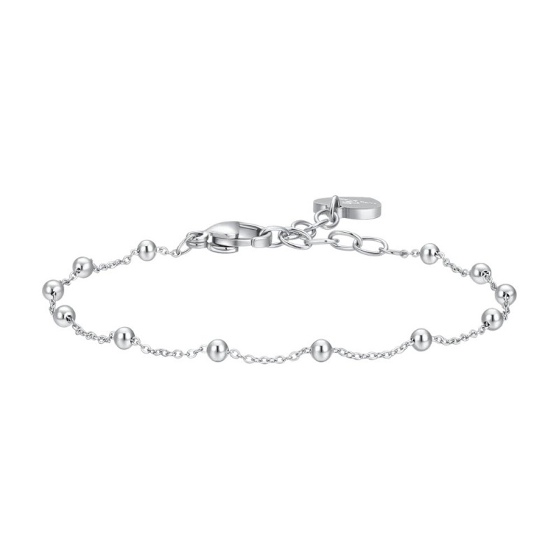 Bracciale Donna Luca Barra BK2778 In Acciaio Con Sfere 2,5 mm
