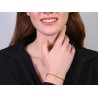 Bracciale Donna Luca Barra BK2785 In Acciaio Dorato Tipo Corda
