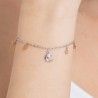 Bracciale Donna Luca Barra BK2822 In Acciaio Con Luna E Stelle