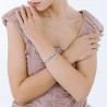 Bracciale Donna Luca Barra BK1936 In Acciaio Con Farfalla E Strass
