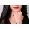 Bracciale Donna Luca Barra BK2658 In Acciaio Con Arcobaleno E Strass