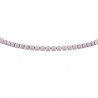 Bracciale Tennis Bambina Luca Barra JB249 In Acciaio Con Zirconi Rosa