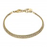 Bracciale Donna Lotus Style LS2568/2/2 In Acciaio Dorato Con Zirconi