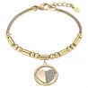 Bracciale Donna Lotus Style LS2466/2/2 In Acciaio Dorato Con Cuore E Strass