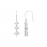 Orecchini Donna Lotus Silver LP3785-4/1 In Argento Tipo Trilogy Con Zirconi