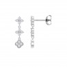 Orecchini Donna Lotus Silver LP3889-4/1 In Argento Pendenti Con Zirconi