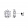 Orecchini Donna Lotus Silver LP3459-4/2 In Argento Con Cristallo Ovale E Zirconi