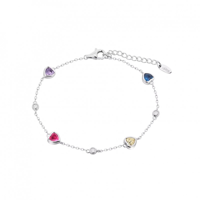 Bracciale Donna Lotus Silver LP3925-2/2 In Argento Con Zirconi Multicolore