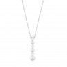 Collana Donna Lotus Silver LP3931-1/1 In Argento Con Perle E Zirconi