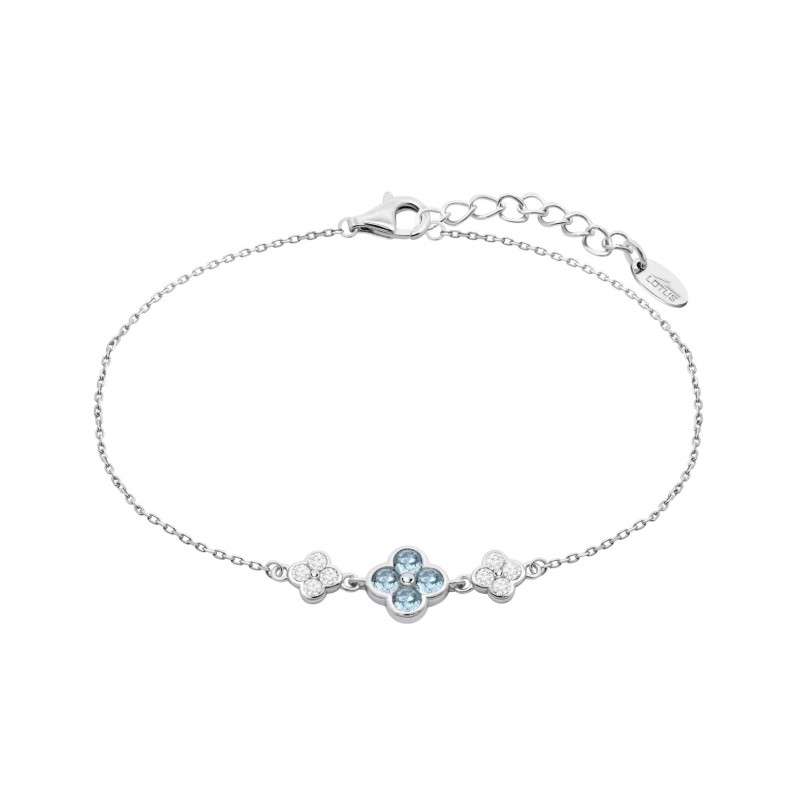 Bracciale Donna Lotus Silver LP3932-2/1 In Argento Con Zirconi Celesti
