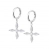 Orecchini Donna Lotus Silver LP3933-4/1 Pendenti In Argento Con Zirconi