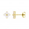Orecchini Donna Lotus Silver LP3926-4/2 In Argento Dorato Con Zirconi