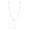 Collana Donna Lotus Silver LP3930-1/1 In Argento Con Perle Bianche