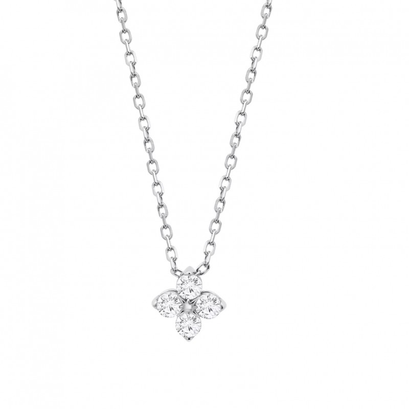 Collana Donna Lotus Silver LP3926-1/1 In Argento Con Zirconi Bianchi