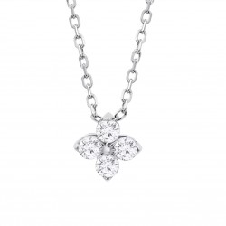 Collana Donna Lotus Silver LP3926-1/1 In Argento Con Zirconi Bianchi