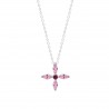 Collana Donna Lotus Silver LP3933-1/2 In Argento Con Zirconi Rosa