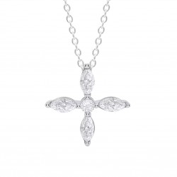 Collana Donna Lotus Silver LP3933-1/1 In Argento Con Zirconi Bianchi