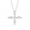 Collana Donna Lotus Silver LP3933-1/1 In Argento Con Zirconi Bianchi