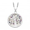 Collana Donna Lotus Silver LP1889-1/1 In Argento Con Albero Della Vita E Madreperla