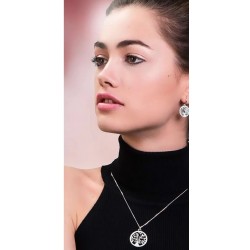 Collana Donna Lotus Silver LP1889-1/1 In Argento Con Albero Della Vita E Madreperla