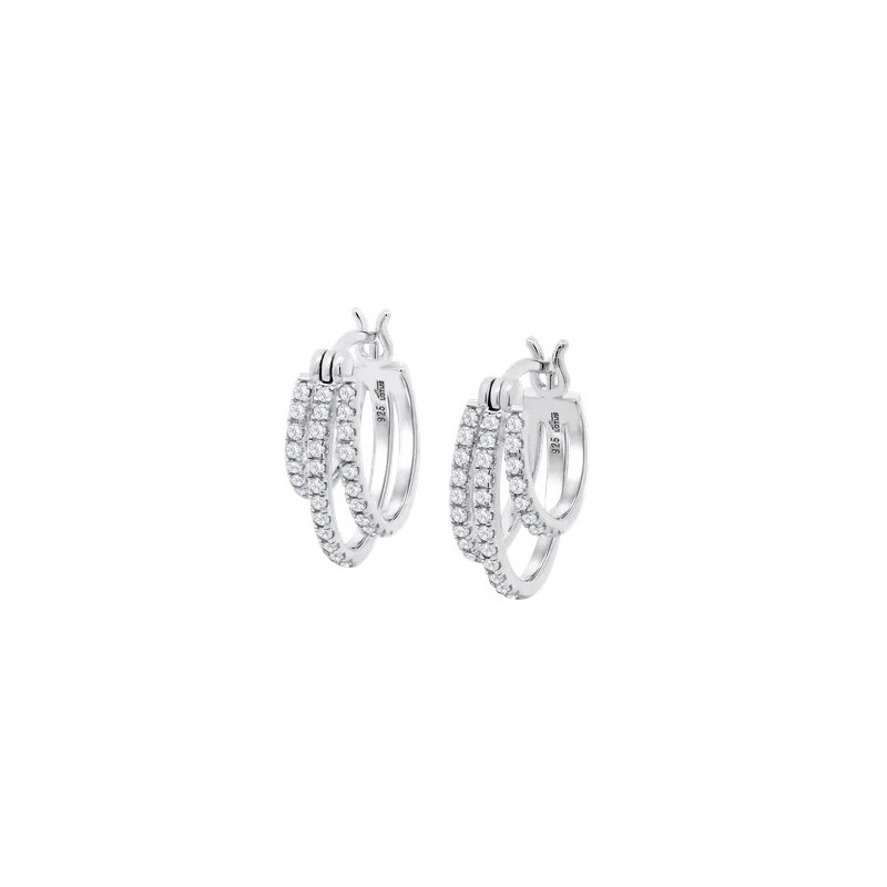 Orecchini Donna Lotus Silver LP3880-4/1 In Argento Con Zirconi