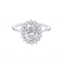 Anello Donna Lotus Silver LP3459-3/218 In Argento Con Zirconi