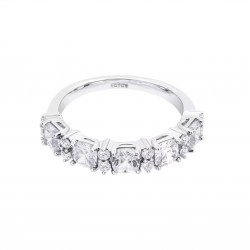 Anello Donna Lotus Silver LP3839-3/118 Tipo Veretta Con Zirconi Misura 18