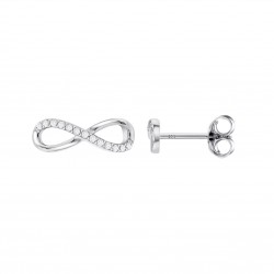 Orecchini Donna Lotus Silver LP1872-4/3 Infinito In Argento Con Zirconi