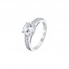 Anello Donna Lotus Silver LP3507-3/116 in Argento Tipo Solitario con Zirconi