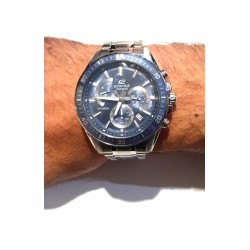 Orologio Uomo Casio Edifice EFR-552D-2AVUEF Cronografo Con Quadrante Blu
