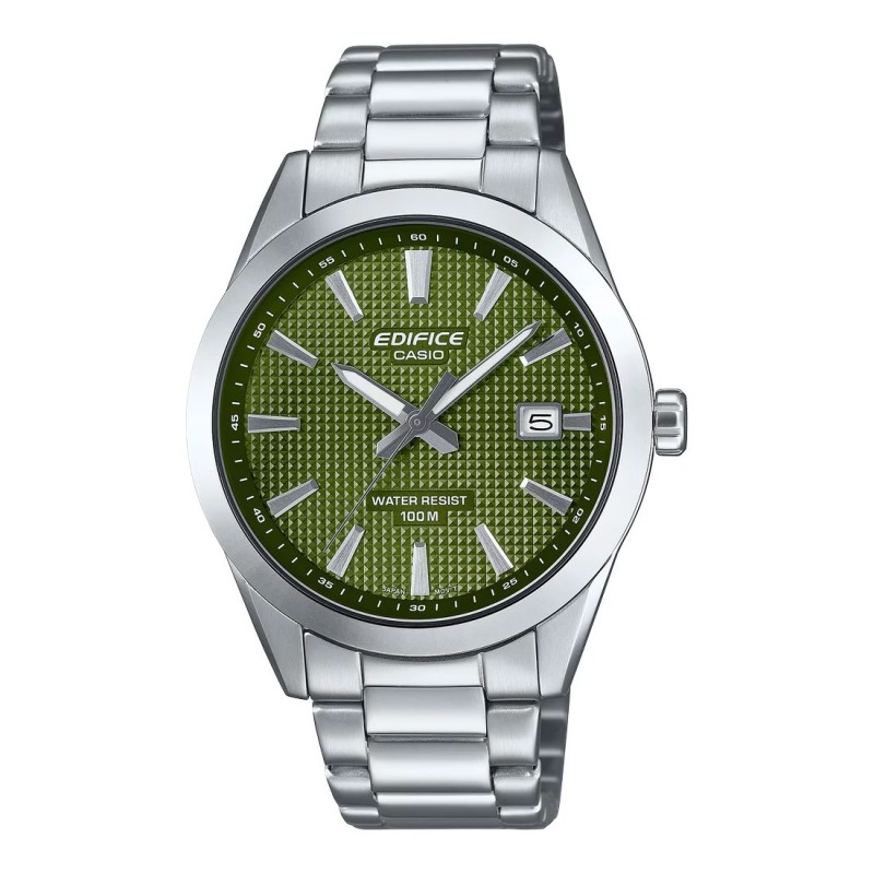 Orologio Uomo Casio Edifice EFV-160D-3AVEF Solo Tempo Con Quadrante Verde