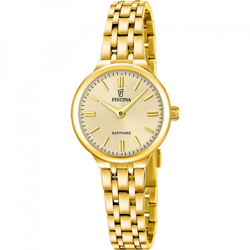 Orologio Donna Festina F20745/2 Con Cassa E Cinturino In Acciaio Dorato