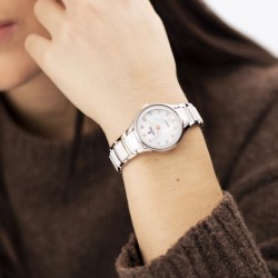 Orologio Donna Festina Ceramic F20752/8 In Acciaio E Ceramica Bianca