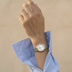 Orologio Donna Festina Swiss Made F20097/1 Acciaio Bicolore Con Quadrante Madreperla