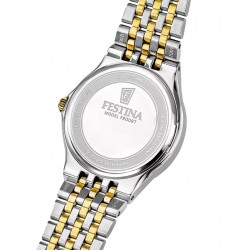 Orologio Donna Festina Swiss Made F20097/1 Acciaio Bicolore Con Quadrante Madreperla