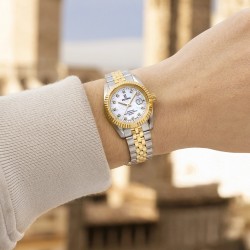 Orologio Donna Festina Swiss Made F20088/1 Con Cassa E Cinturino Acciaio Bicolore