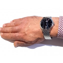Orologio Uomo Festina F16744/4 Solo Tempo Con Quadrante Nero E Cinturino Acciaio