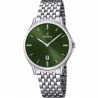 Orologio Uomo Festina F16744/5 Solo Tempo Con Quadrante Verde E Cinturino Acciaio