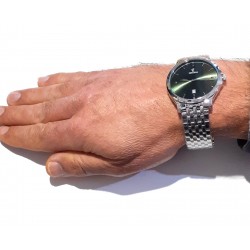 Orologio Uomo Festina F16744/5 Solo Tempo Con Quadrante Verde E Cinturino Acciaio