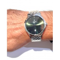 Orologio Uomo Festina F16744/5 Solo Tempo Con Quadrante Verde E Cinturino Acciaio
