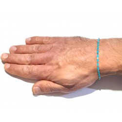 Bracciale Uomo Luca Barra BA1971 In Acciaio Con Elementi Turchese