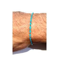 Bracciale Uomo Luca Barra BA1971 In Acciaio Con Elementi Turchese