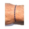 Bracciale Uomo Luca Barra BA1973 In Acciaio Con Elementi Blu