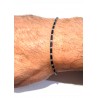 Bracciale Uomo Luca Barra BA1972 In Acciaio Con Elementi Neri