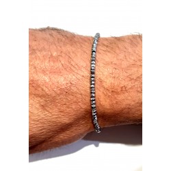 Bracciale Uomo Luca Barra BA1940 In Acciaio Con Sfere Sfaccettate