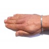 Bracciale Uomo Luca Barra BA1965 In Acciaio Maglia Snake Rettangolare