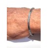 Bracciale Uomo Luca Barra BA1965 In Acciaio Maglia Snake Rettangolare